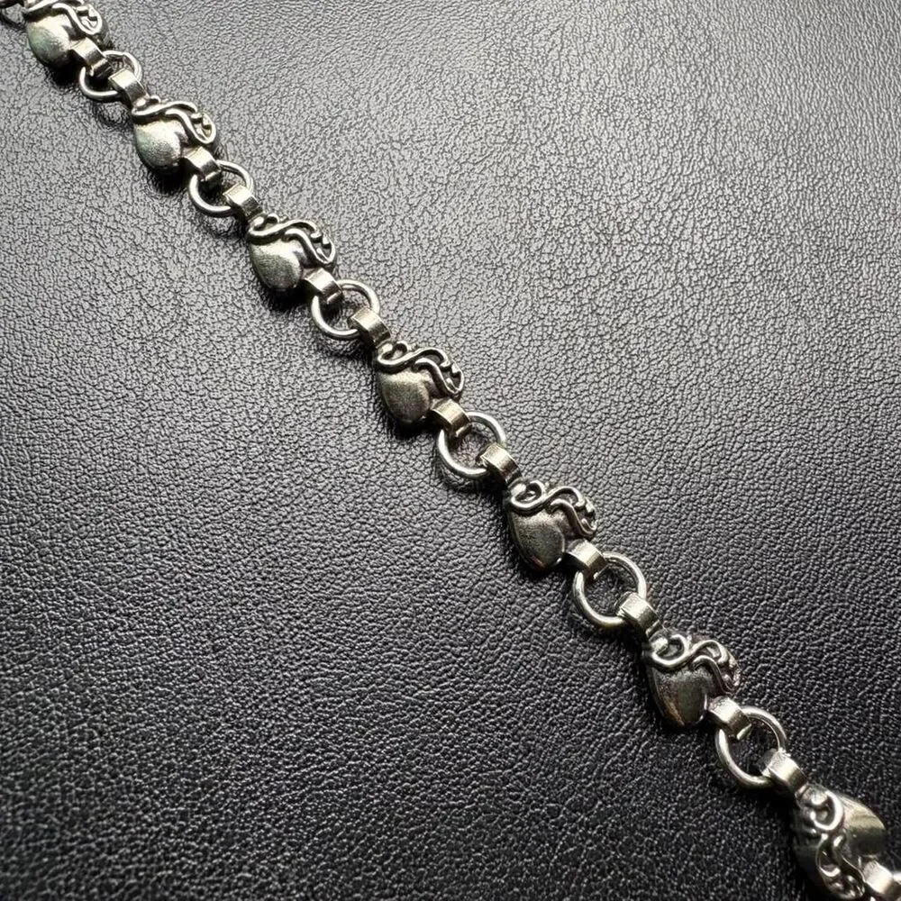 Unbranded Men's Silver and Grey Jewellery